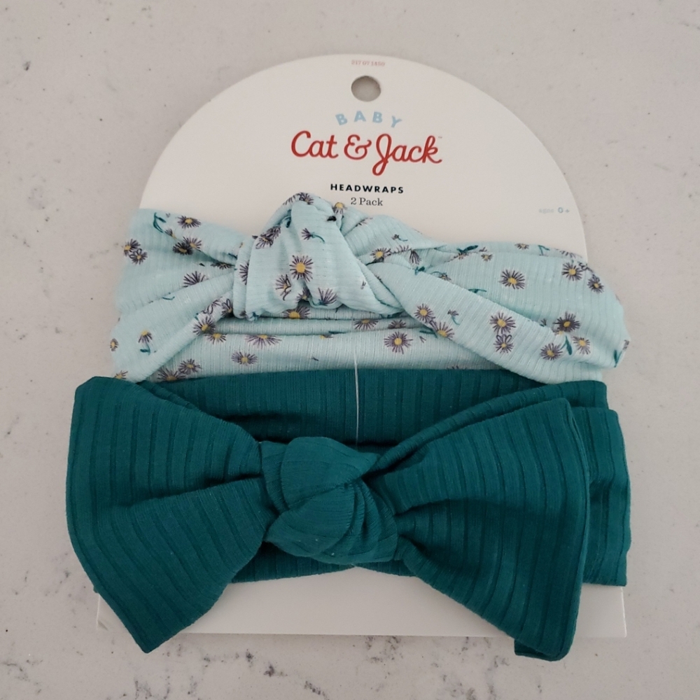 Cat and Jack infant headwraps
